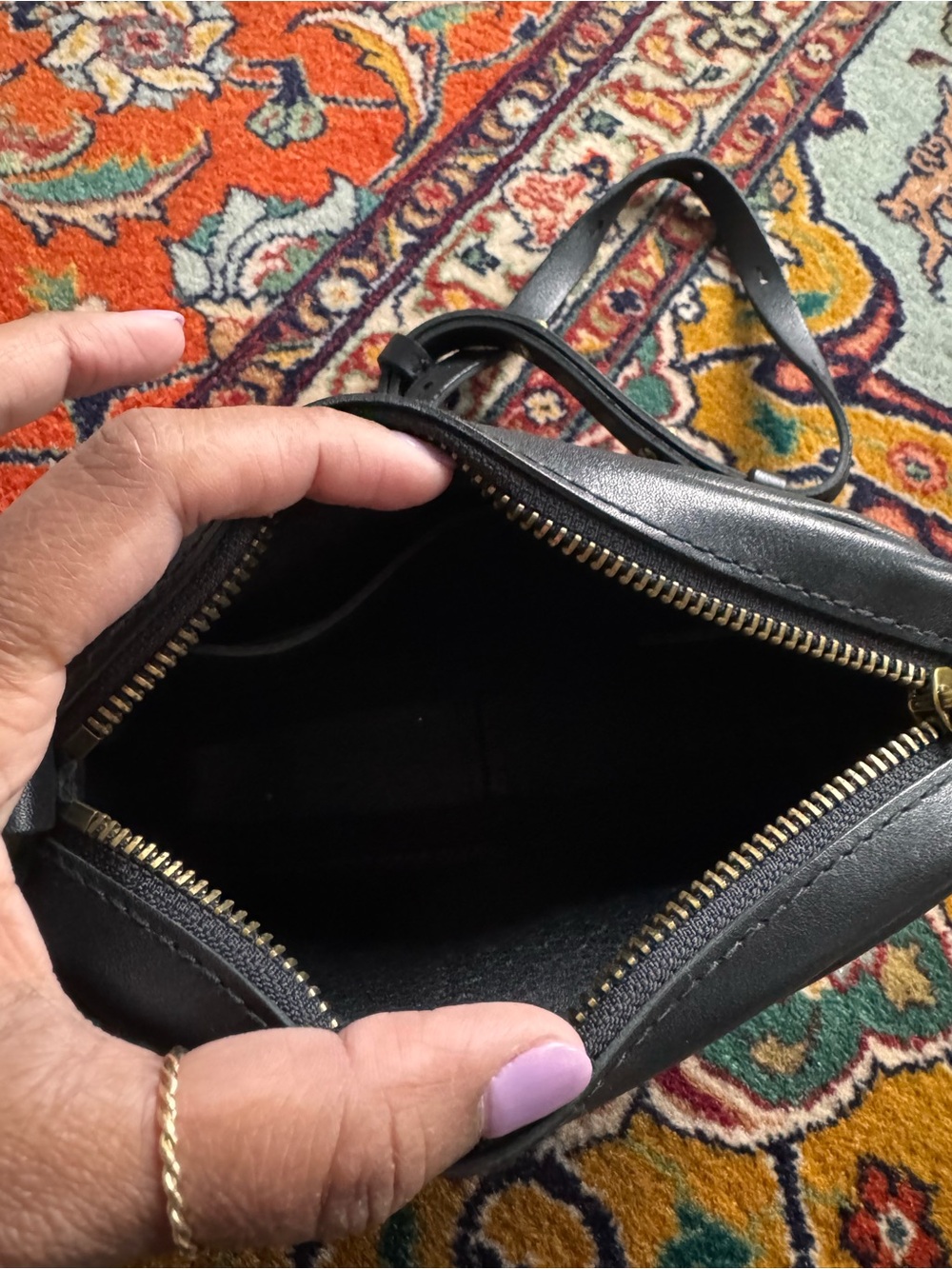 Black Madewell Mini Carabiner Crossbody Bag - Picture 4 of 4